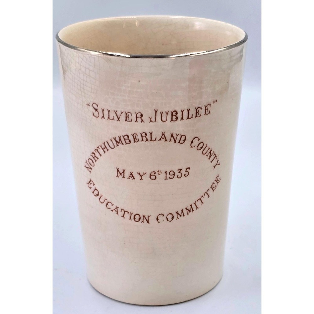 RARE Northumberland County King George Queen Mary Silver May 6, 1935 Beaker Cup
